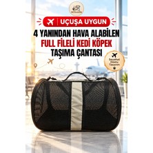 Petolojim Hava Alabilen Kedi Köpek Taşıma Çantası - Uçak Için Uygun