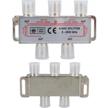 Efnaz Style Mag 5-2500 Mhz 1/4 Splitter Uydu Anten Sinyal Dağıtıcı