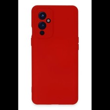 Varsoph One Plus 9 Kılıf Nano Içi Kadife Silikon - Kırmızı