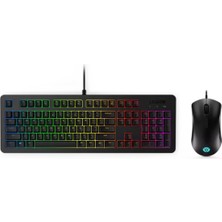 Lenovo Legion KM300 8000 DPI Makrolu Rgb Oyuncu Klavye ve Mouse Set Siyah GX30Z66778