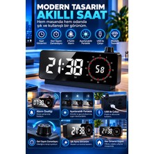 Hymark Görsel Zamanlayıcı LED Şarj Edilebilir Dijital Çalar Saat