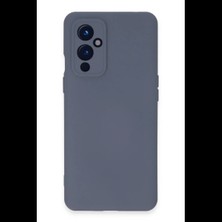 Varsoph One Plus 9 Kılıf Nano Içi Kadife Silikon - Gri