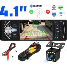 Exvol Oto Teyp+Park Kamera Hediyeli 4.1 Inc Hd Ekran 4*60W Bluetoth-Mp5 Çift Usb'li