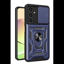 Varsoph Samsung Galaxy A05S Kılıf Pars Lens Yüzüklü Silikon - Lacivert