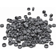 HAMMEN 1x1 Round Tile Yuvarlak Karo Parça, Pearl Dark Gray (Inci Koyu Grisi) – 100 Adet