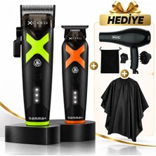 Gamma Xceed Profesyonel Saç Sakal Kesme ve Xceed Saç Sakal Çizim Hediyeli Set