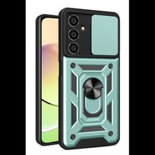 Varsoph Samsung Galaxy A05S Kılıf Pars Lens Yüzüklü Silikon - Yeşil