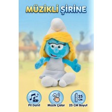 Farbu Oyuncak Gioc-Hi Preziosi Lisanslı Şirin Köyünden Şirine Müzikli Sesli Yumuşak Malzemeli 25 cm Oyuncak Peluş