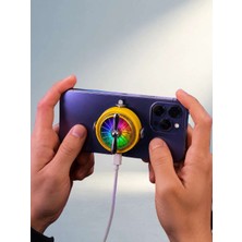 Rgb Işıklı Telefon Soğutucu Mobil Oyunlar Için