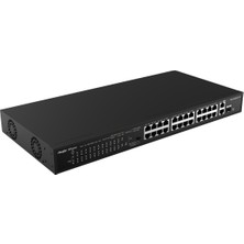 Ruijie Ruıjıe Reyee RG-ES126S-P 24 Port 10/100MBPS 2 Port Gigabit 370W Poe+ Yönetilemez Switch