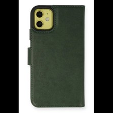 Varsoph Apple iPhone 13 Mini Kılıf Trend S Plus Kapaklı Kılıf - Yeşil