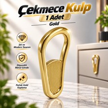 Nzb (1 Adet) Altın Renk 32MM Dolap Çekmece Lüks Metal Kulp Çok Amaçlı Gold Askılık