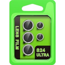 Efnaz Style Samsung Galaxy S24 Ultra Raze Metal Kamera Lens - Gümüş