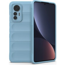 Metemix Newface Xiaomi Mi 12 Lite Kılıf Optimum Silikon - Sky Blue