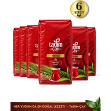 Tadım Çay Tiryaki 6 Adet 1000 gr (HAKİKİ RİZE ÇAYI, SİYAH PAKET ÇAY)
