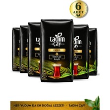 Tadım Çay Gold 6 Adet 1000 gr (HAKİKİ RİZE ÇAYI, PAKET SİYAH ÇAY)