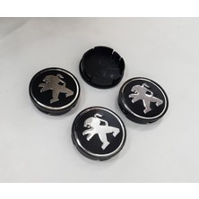 Duru Doruk Peugeot 55 mm Jant Göbeği Seti 4 Adet ABS Plastik Malzeme ile Dayanıklı Tasarım