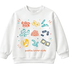 Elibaby Oversize Ön Baskılı Pamuklu Sweatshirt