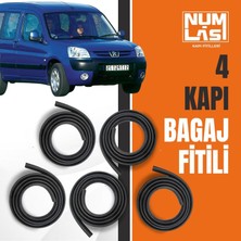 Peugeot Partner (1996-2008) 4 Kapı + Bagaj Fitili-A KALITE-NUMLAS-NM4540