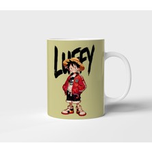 Monkey D Luffy One Piece Anime Tasarım Kupa - Hediyelik Kupa - Baskılı Kupa