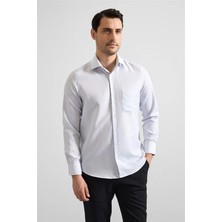 Süvari Gri Regular Klasik Yaka Casual Gömlek