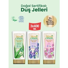 Mom's Green 3'lü Set Doğal Sertifikalı Duş Jeli - Tanışma Seti 3x400 ml