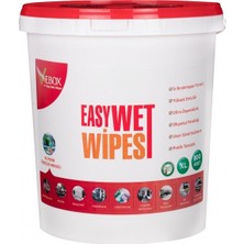 Vebox Easy Wet Wipes 300'LÜ Kova Mendil İz Bırakmayan Formül ile Pratik Temizlik Sağlar
