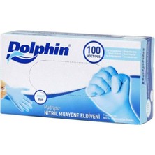 Dolphin Mavi Pudrasız Nitril Eldiven S Cilt Dostu Malzeme ile Hassas Koruma Sağlar