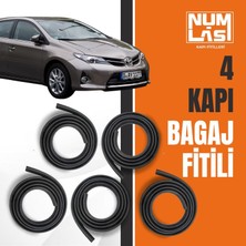 Toyota Auris (2012-2018) 4 Kapı + Bagaj Fitili-A KALITE-NUMLAS-NM5682