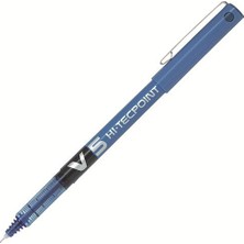 Pilot V5 Hi-Tecpoint Mavi Roller Kalem 0.5 mm 1 Adet Uzun Ömürlü Yazım İçin İdeal