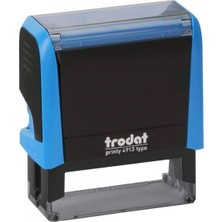 Trodat 4913 Mavi Kişiye Özel Şirket Kaşesi 58 x 22 mm Otomatik Kaşe Sarf Malzemeler