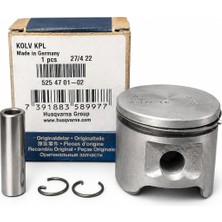 Husqvarna Piston 346XP/2153-44MM Tek Segman Komple Orj