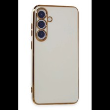 Varsoph Samsung Galaxy S24 Kılıf Volet Silikon - Beyaz