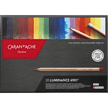 Caran D'Ache Lumınance 6901® - 20 Renkli Set Boyalar Yüksek Pigment Konsantrasyonu