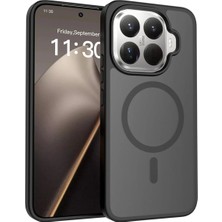 Halkhouse Xiaomi 15T Kılıf Mat Arka Yüzey Magsafe Özellikli Şık Lüks Flet Kapak