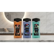 Axe Premium Koleksiyon 3'lü Duş Jeli Seti (Copper Santal, Blue Lavender, Aqua Bergamot - 300 ml x 3