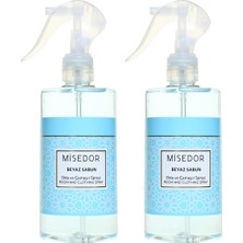 Misedor 330 ml Beyaz Sabun Oda Kokusu ve Çamaşır Parfümü Ferahlatıcı Kumaş Spreyi