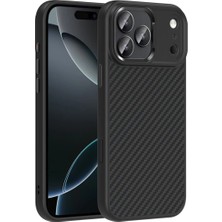 Halkhouse iPhone 17 & 18 Pro Max Kılıf Karbon Fiber Magsafe Şarj Özellikli Yüksek Koruma Truva Silikon Kapak