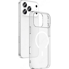 Halkhouse iPhone 17 Pro Max Kılıf Sararmaz Şeffaf Magsafe Sert Pc Toledo Kapak