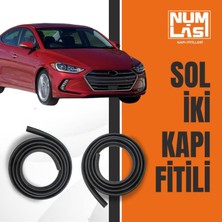 Hyundai Elantra (2016-2020) Sol Ön ve Arka Kapı Fitili-A KALITE-NUMLAS-NM6316