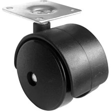FREKANS Tablalı Tekerlek Siyah 5 cm (4 Adet)
