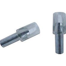 FREKANS Plastik Başlı Metal Raf Pimi 5 mm Şeffaf ( 100 Adet )