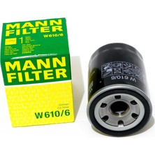 Mann Honda Yağ Filtresi W610/6 Civic Accord City Jazz Crv Modelleri İçin Orijinal Ürün