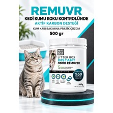 Remuvr Kedi Kumu Koku Giderici 500 gr Aktif Karbonlu