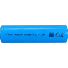 User Pil Batarya Ycyg INR21700 4500 Mah 3.6V 16.2WH Li-Ion Şarj Edilebilir Pil