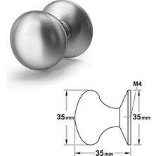 FREKANS 283 Aras Düğme Kulp Inox
