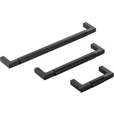 FREKANS Doğanlar AL349 Kulp Mat Siyah 128 mm