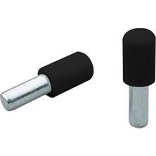 FREKANS Plastik Başlı Metal Raf Pimi 5 mm Siyah ( 100 Adet )