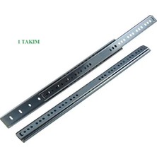 FREKANS 45MM Çift Açılım Teleskopik 40CM Bilyalı Ray (1 Takım)