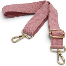 Anatolia Craft 3cm Pembe Pamuklu Ayarlanabilir Çanta Askısı, Çanta Kayışı, Çanta Sapı, Omuz Askısı 3*120CM